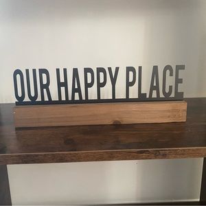 Our Happy Place Shelf Decor